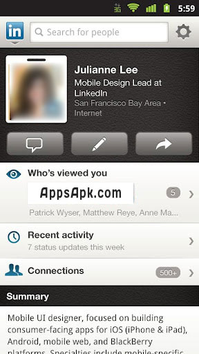 linkedin app android
