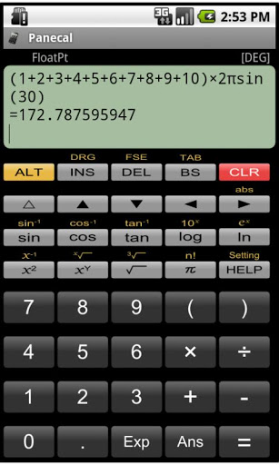 Panecal Scientific Calculator