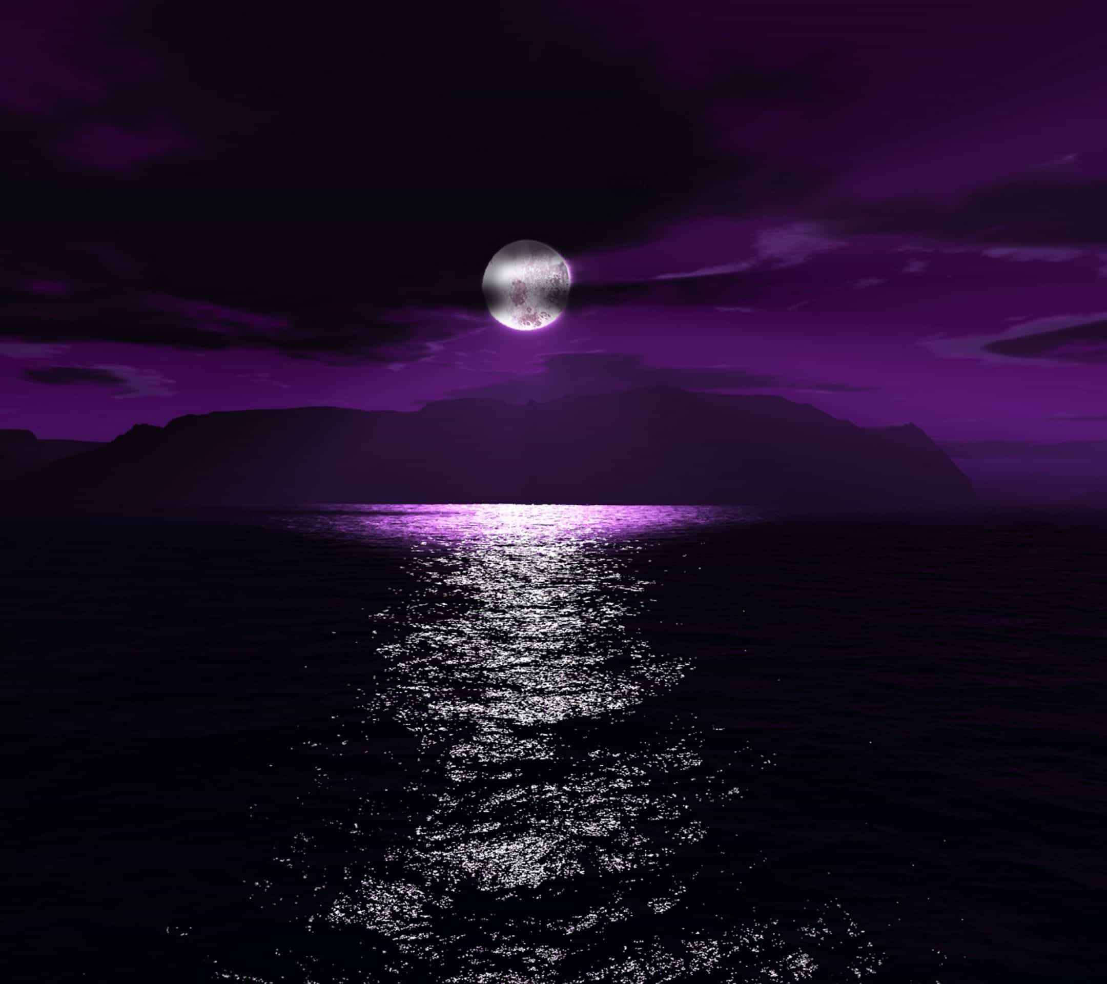 Purple moon