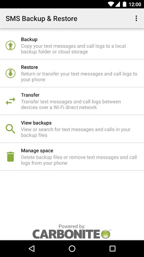 what the best free sms backup app android