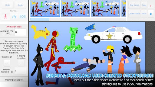 free stick figure animator in browser