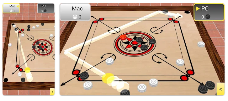 Carrom 3D Android App