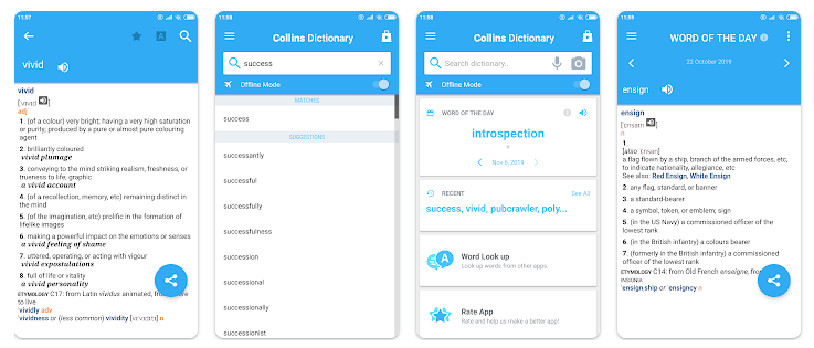 Collins English Dictionary Android App