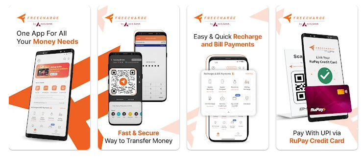 Freecharge UPI & Credit Card Android App